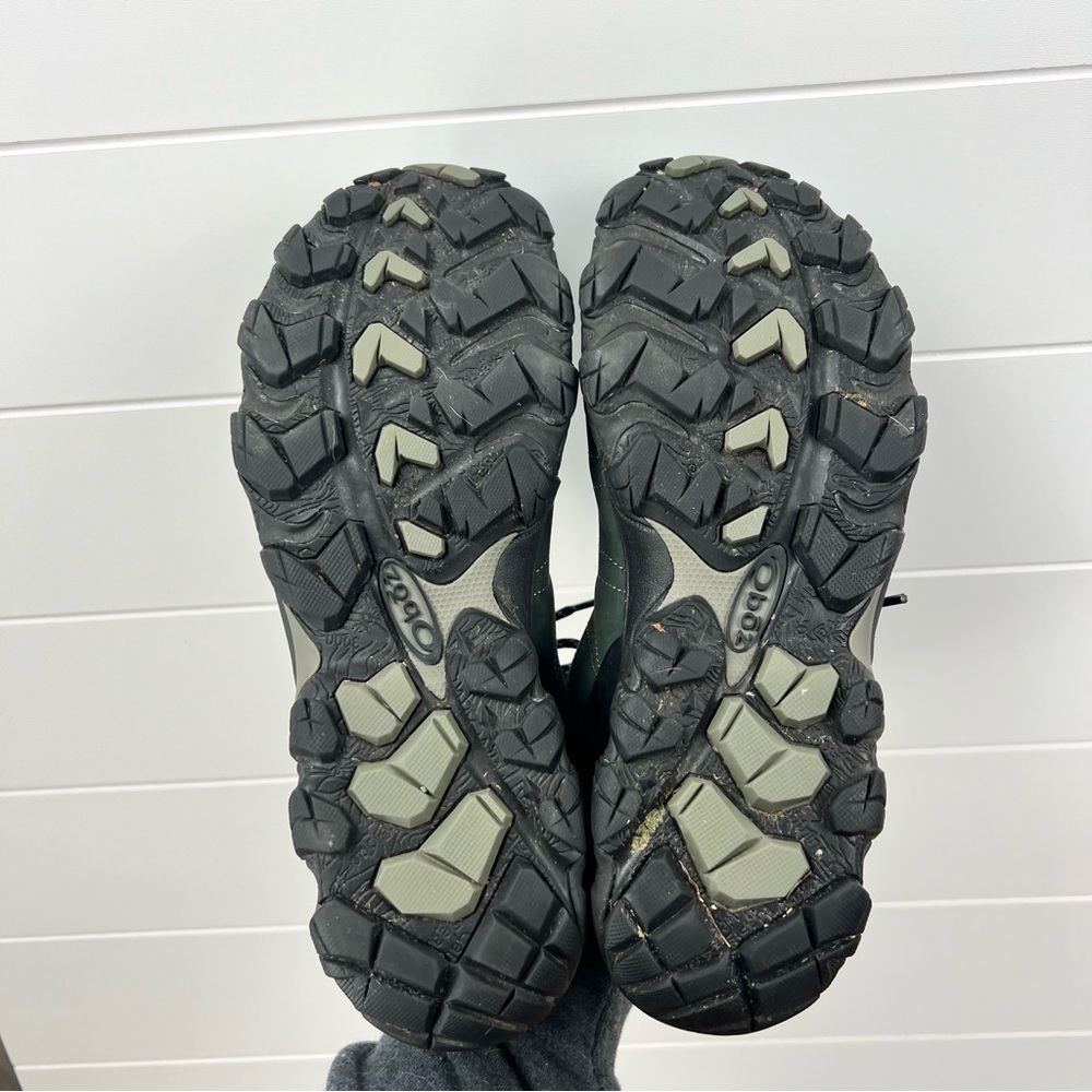 Oboz Men's Bridger Low Waterproof Hiking Shoes, Dark Shadow US 10 USED No insole - Picture 8 of 11